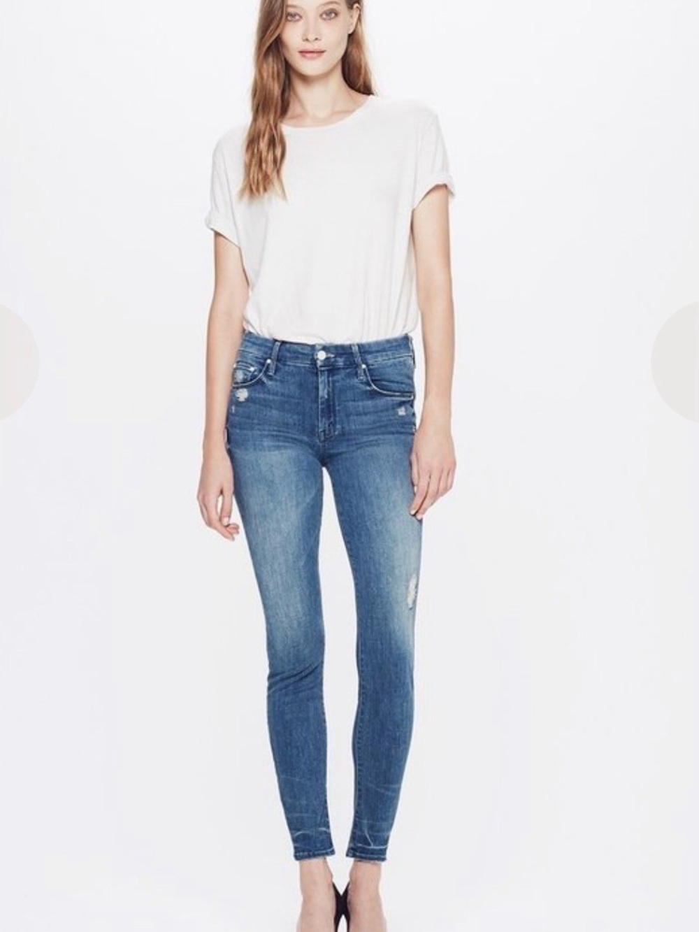 Mother Denim The Looker Graffiti Girl Stretch Denim 29 - Picture 1 of 13